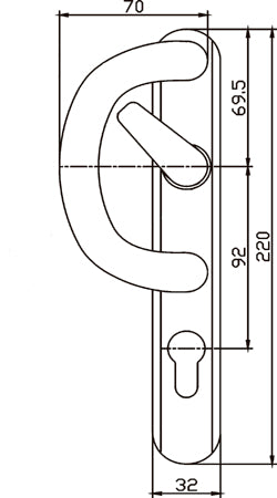 ALPHA PATIO PULL 92PZ BLACK 9005 – 2QHB2004