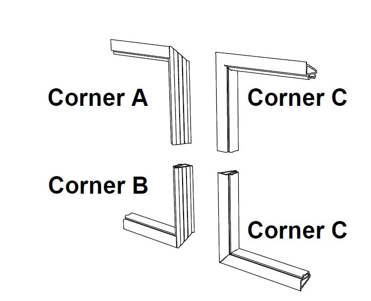 Smart Bifold Door Rubber Gasket Bi Fold Visofold 1000 Corner Aluminium Seal