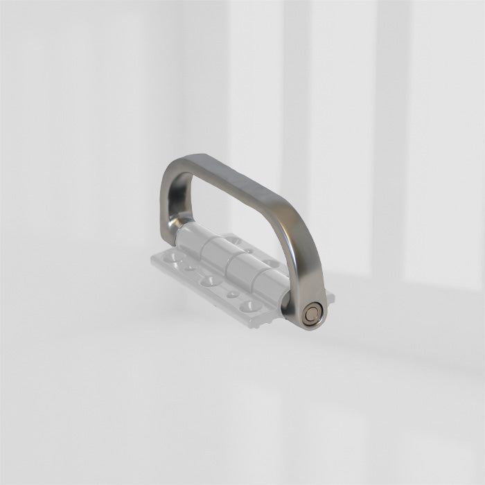 CLEARSPAN FS HINGE/PULL S1000 WHITE/POL CHROME – 4QBF1078