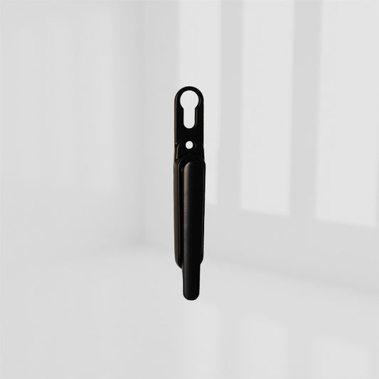 CLEARLINE - LIFT & TURN HANDLE BLACK 9005 CYL HOLE – 4QBF0012