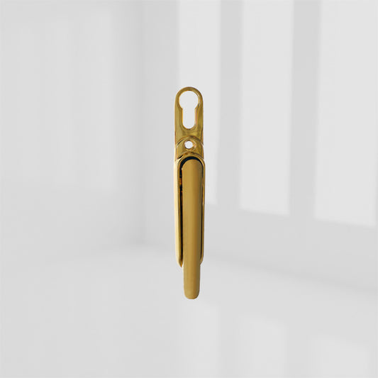 CLEARLINE - LIFT & TURN HANDLE PVD GOLD CYL HOLE – 4QBF0013