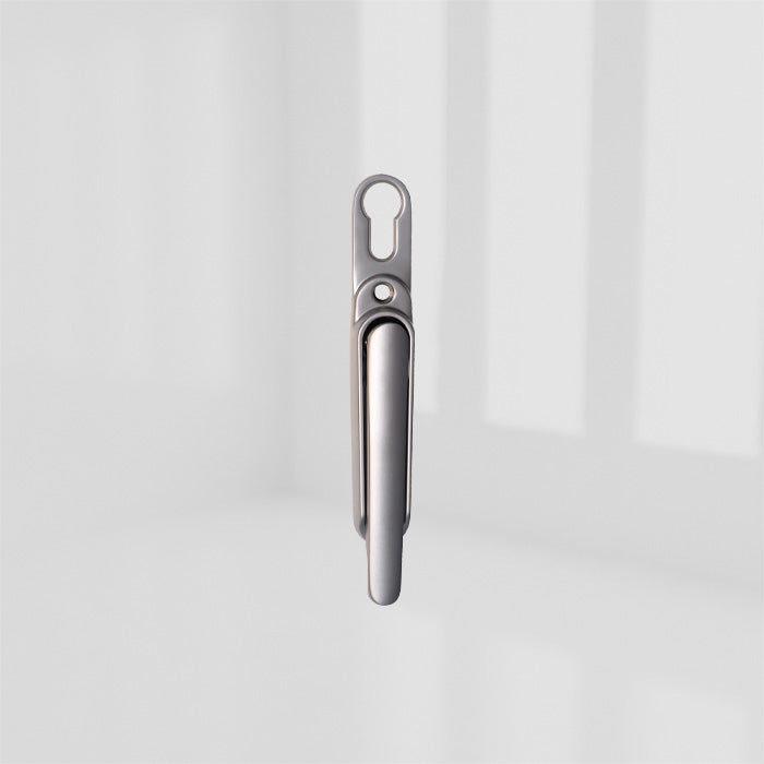 CLEARLINE - LIFT & TURN HANDLE SAT CHROME CYL HOLE – 4QBF0015