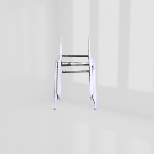 CLEARLINE - LIFT & TURN - WHITE 9016DOUBLE HANDLE SET - CYL HOLE – 4QBF0021